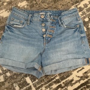 denim shorts